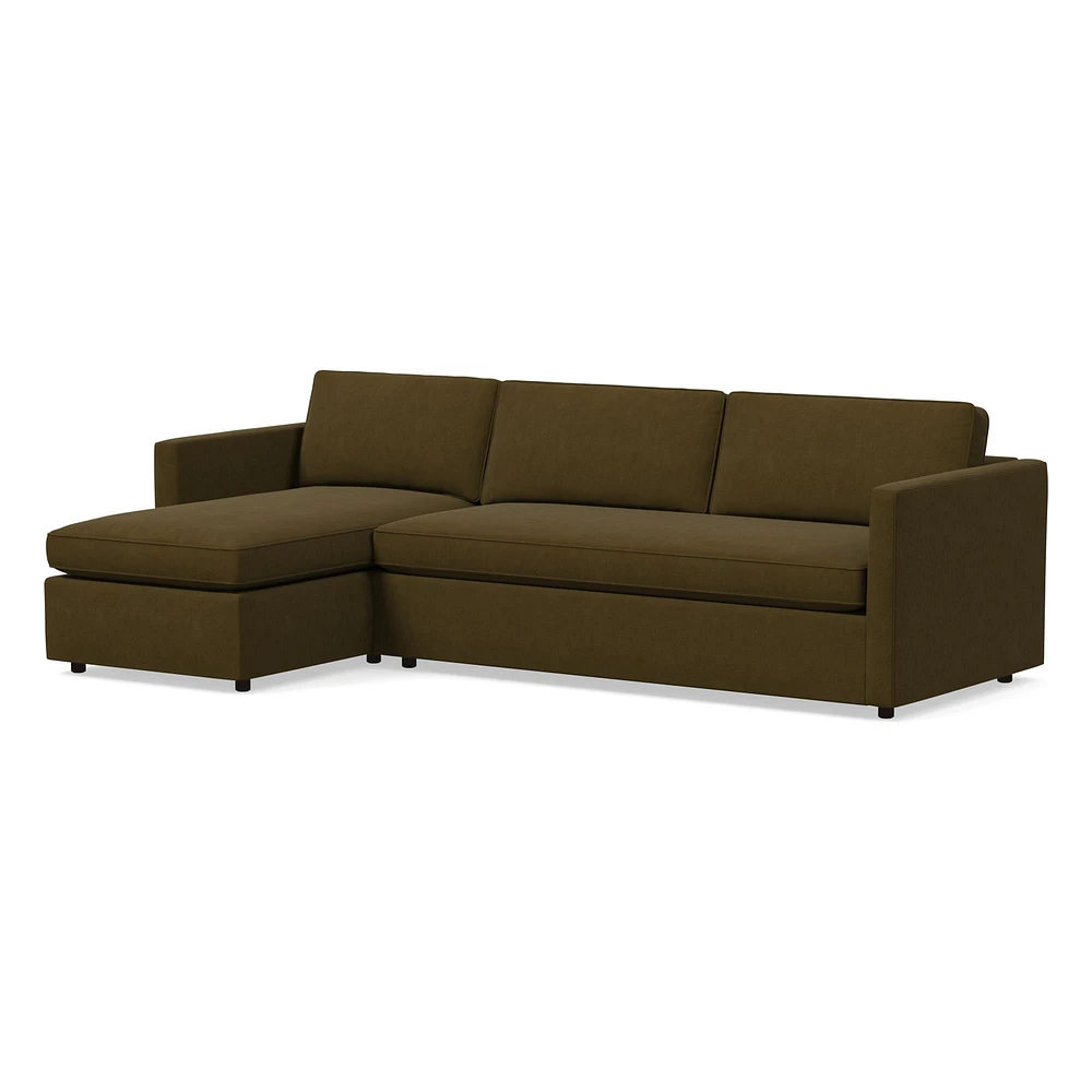 Harris 2 Piece Pop Up Sleeper Sectional With Storage | West Elm