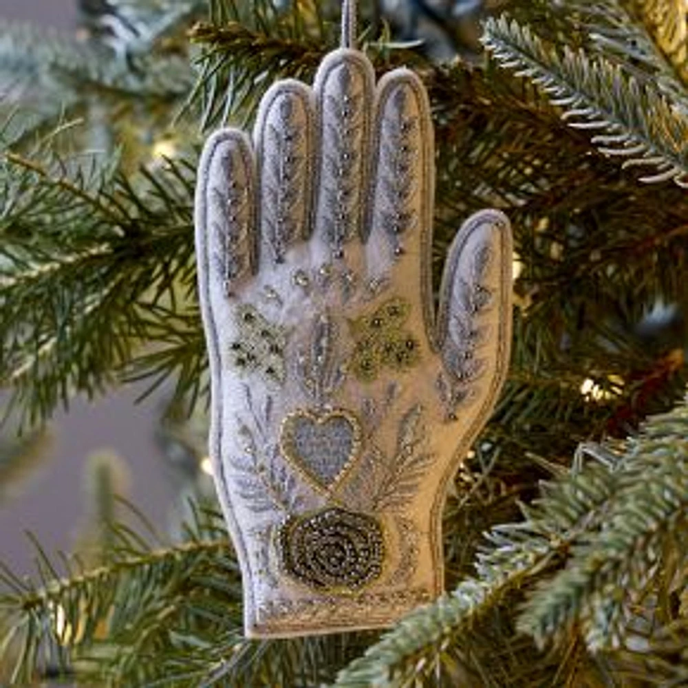 Beaded Hand Ornament