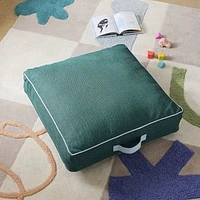 Eva Chen Tent Floor Cushion, Teal, 30x30