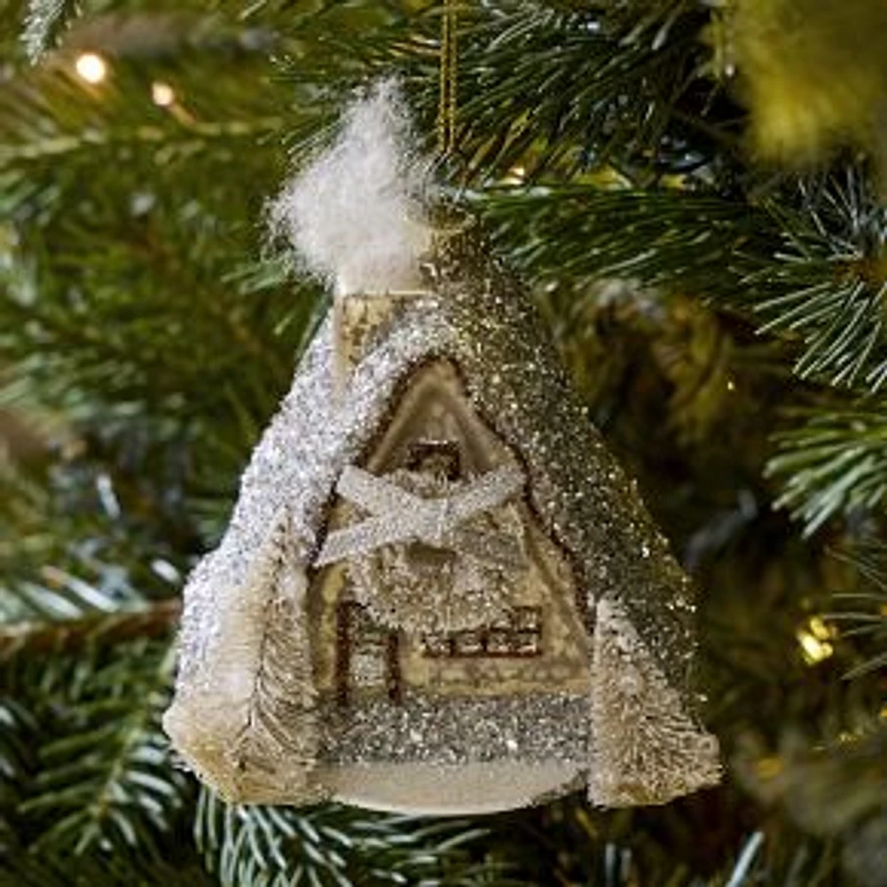 Glass Cabin Ornament