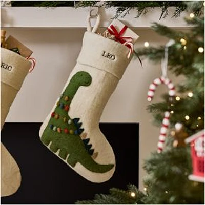 Dino Felt Stocking