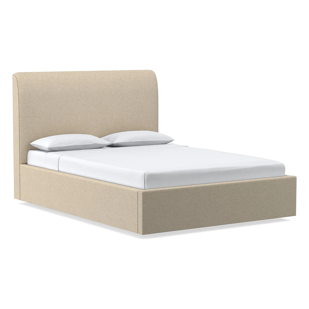 Freya Flange Low Profile Bed | West Elm