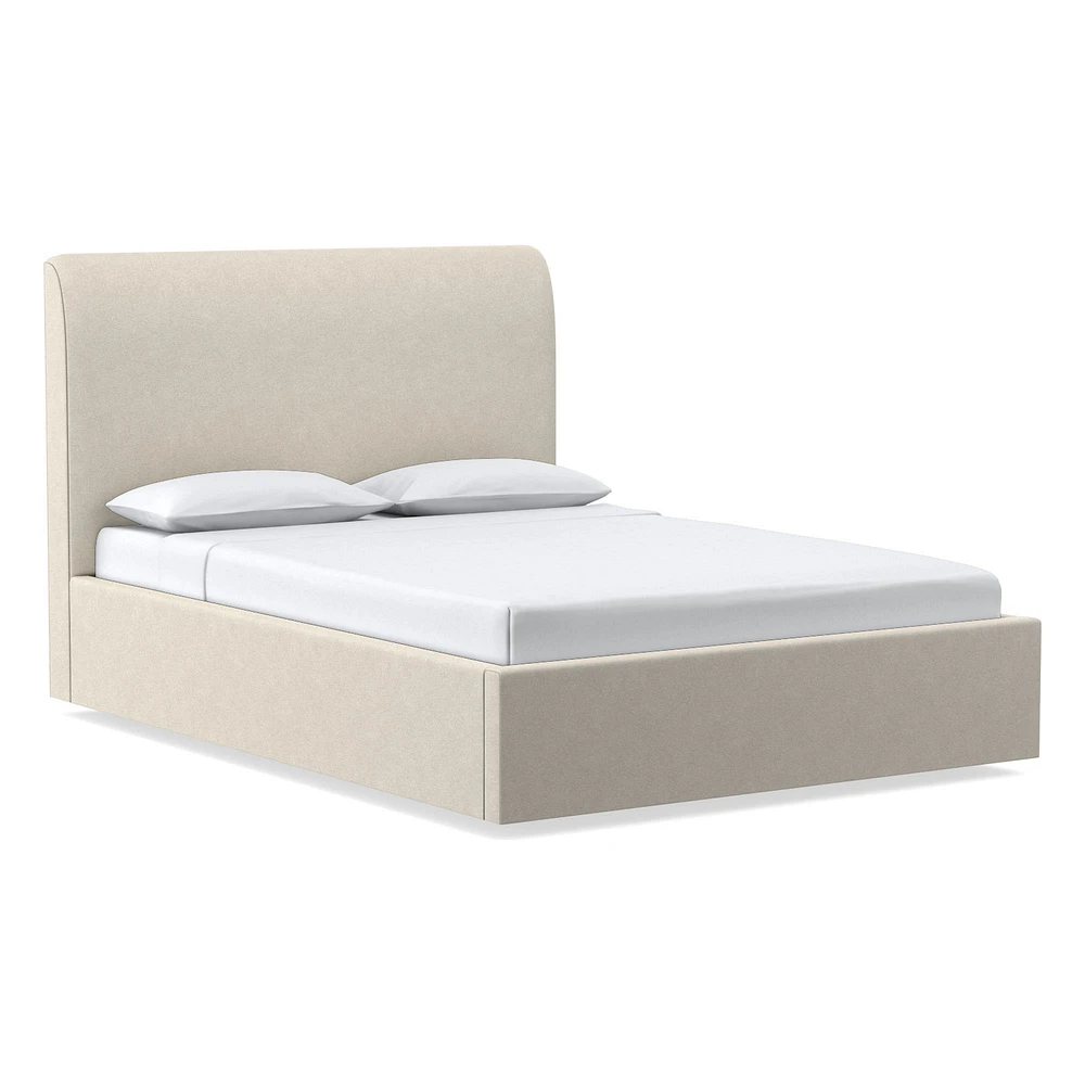 Freya Flange Low Profile Bed | West Elm