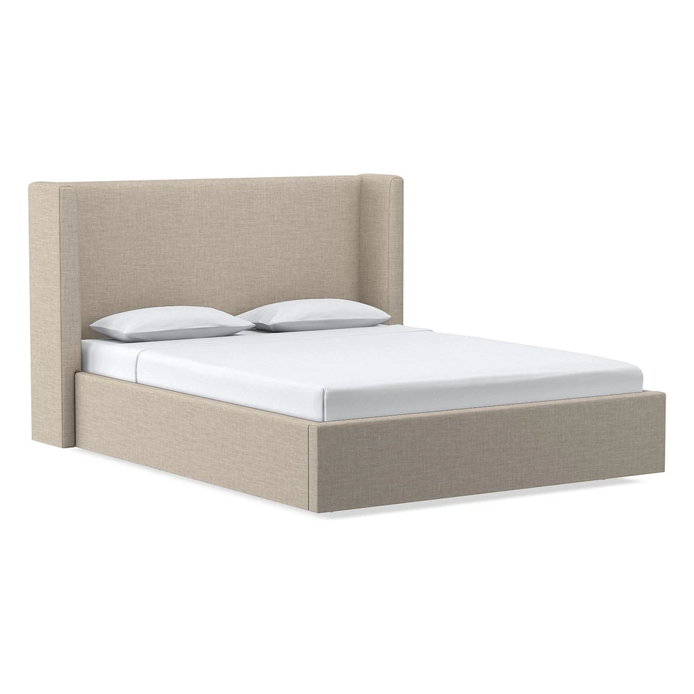 Shelter Low Profile Bed | West Elm