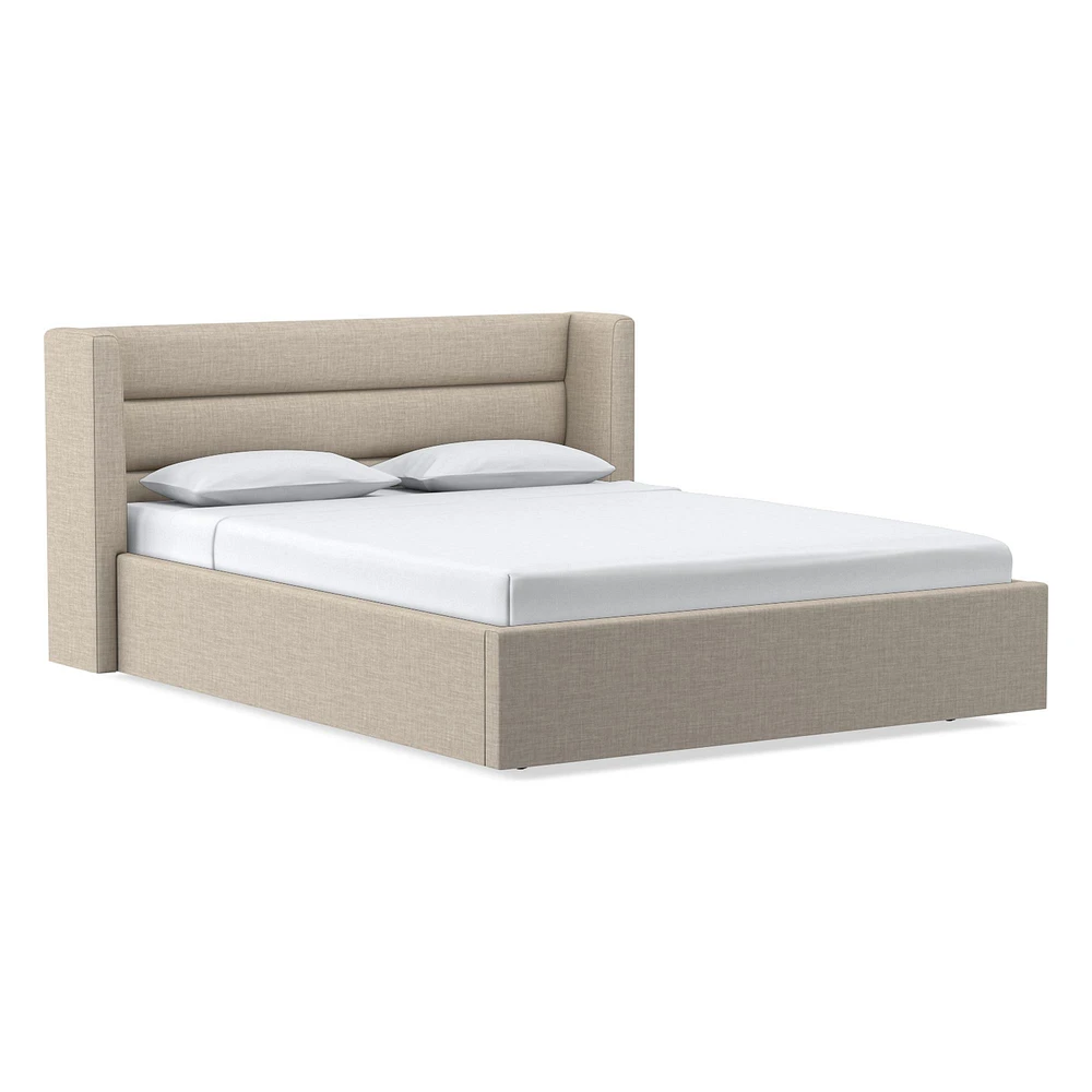 Shelter Low Profile Bed | West Elm