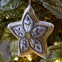 Beaded Flower Ornament | West Elm