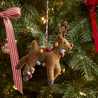 Felt Critters Lights Ornaments | West Elm