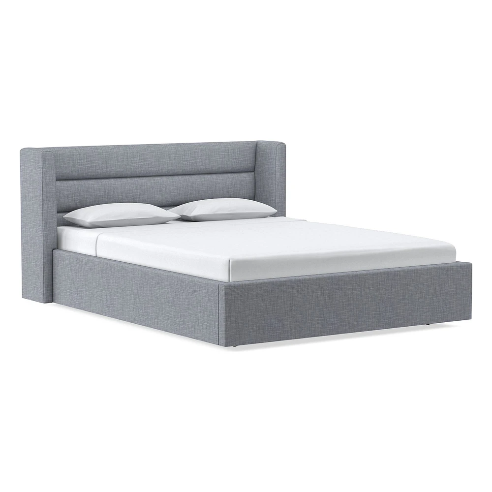 Shelter Low Profile Bed | West Elm