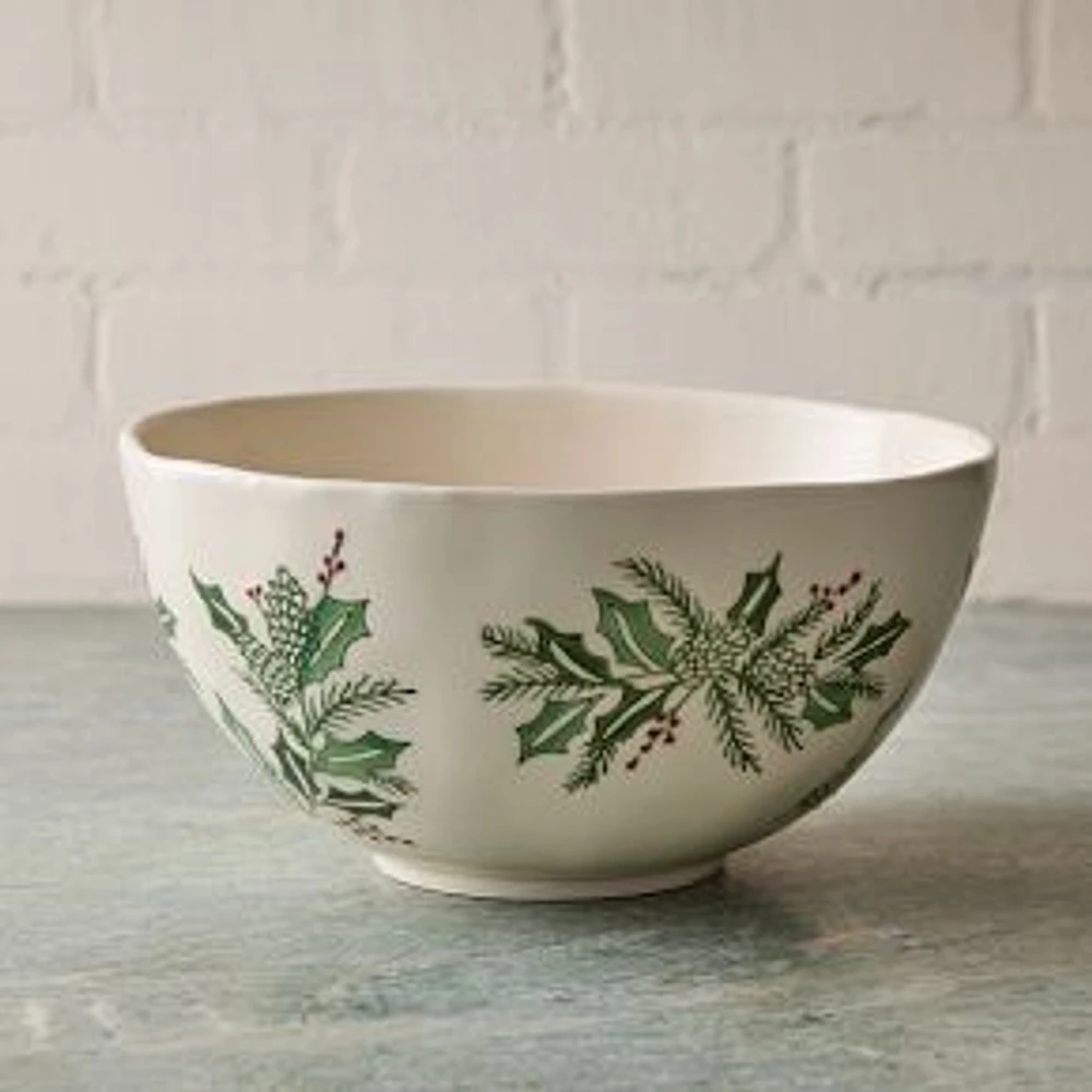 Tannenbaum Stoneware Serve Bowl