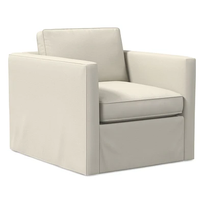 Harris Skirted Slipcover Chair | West Elm