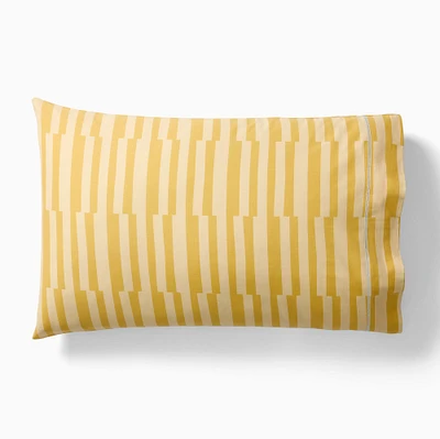 Eva Chen Offbeat Stripes Pillowcase Set | West Elm