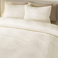 Hammered Velvet Duvet Cover & Shams | West Elm