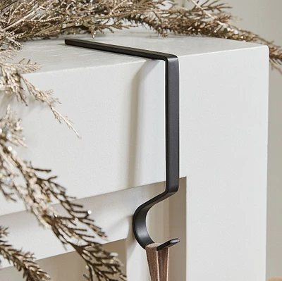 Simple Metal Stocking Holder | West Elm