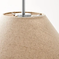 Open Box: Sculptural Fabric Cone, Shade 18", Natural 18"