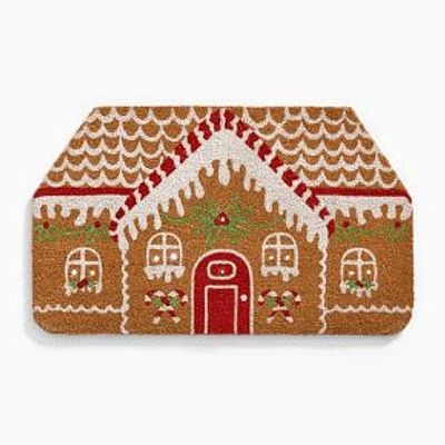 Gingerbread House w/ Lights Doormat