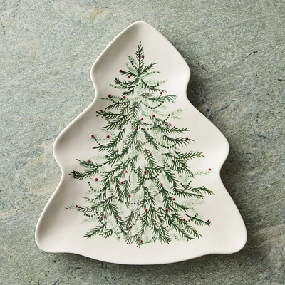 Tannenbaum Stoneware Serving Platter | West Elm