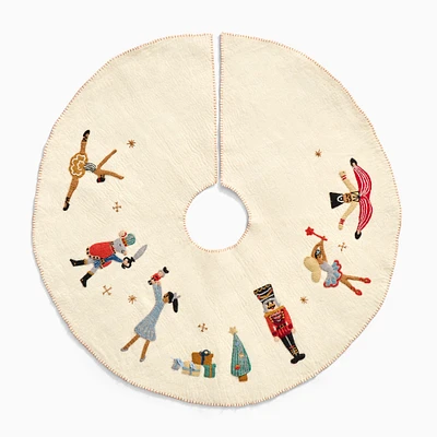 Felt Nutcracker Christmas Tree Skirt | West Elm