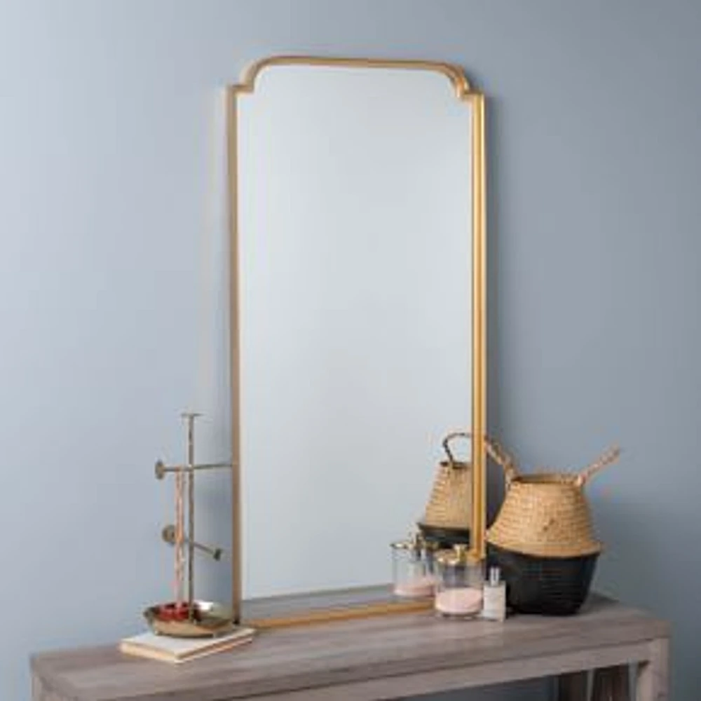 Regal Metal Floor Mirror, 24"W x47"H