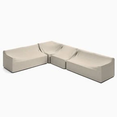 Coastal 4 Piece Sectional Set 6: L-Shaped 4 Piece Sectional Protective Cover