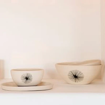 Little Korboose Nesting Bowls Yucca Stoneware S/3 Matte White