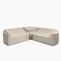 Porto 3 Piece Sectional Set 3: Left Arm Sofa + Corner + Right Arm Sofa Protective Cover