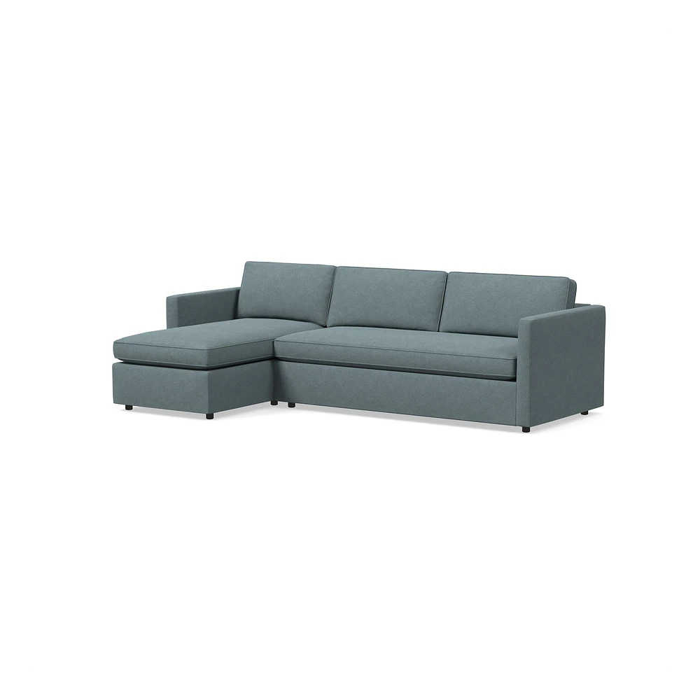 Harris 2 Piece Pop Up Sleeper Sectional With Storage | West Elm