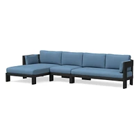 Caldera Aluminum Outdoor 3-Piece Chaise Sectional Cushion Covers | West Elm