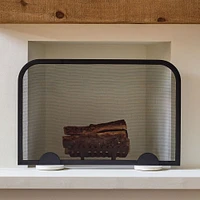 Deco Metal Fireplace Screen | West Elm