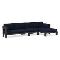 Caldera Aluminum Outdoor 3-Piece Chaise Sectional Cushion Covers | West Elm