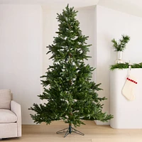 Pre-Lit Faux Portland Pine Green Christmas Tree | West Elm