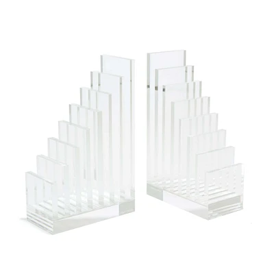 Acrylic Bookend/File Organizer (Set of 2) | West Elm