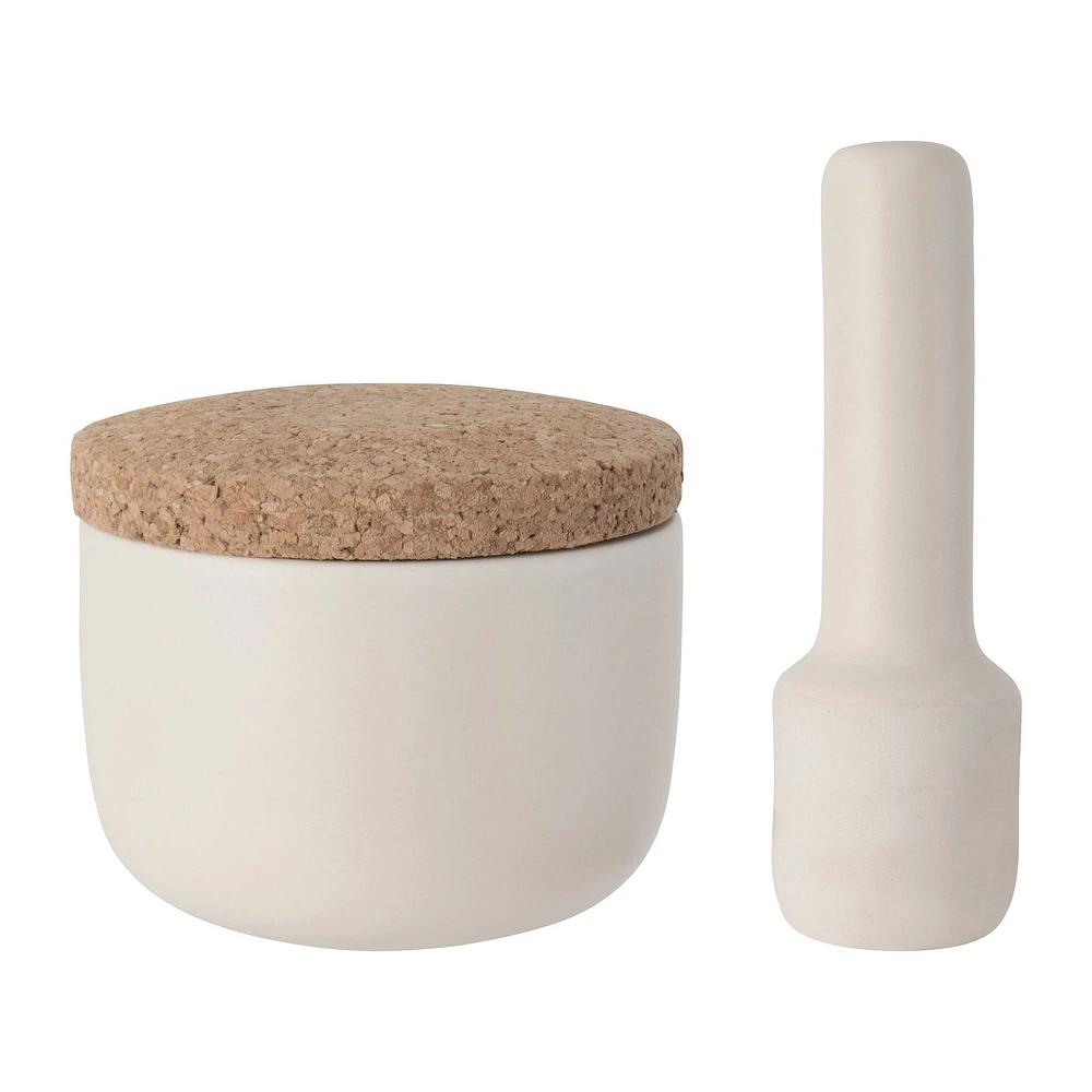 BergHOFF Leo Stoneware Mortar & Pestle - 3 Piece | West Elm