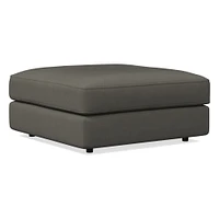 Urban Leather Ottoman | West Elm