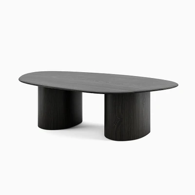 Organic Modular Table, Black on Ash, Small