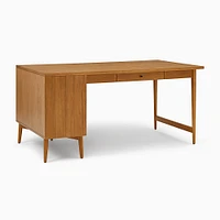 Mid-Century Peninsula Desk (64") | West Elm