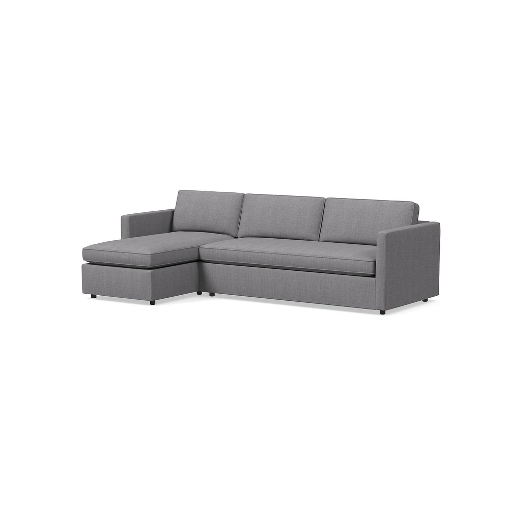 Harris 2 Piece Pop Up Sleeper Sectional With Storage | West Elm