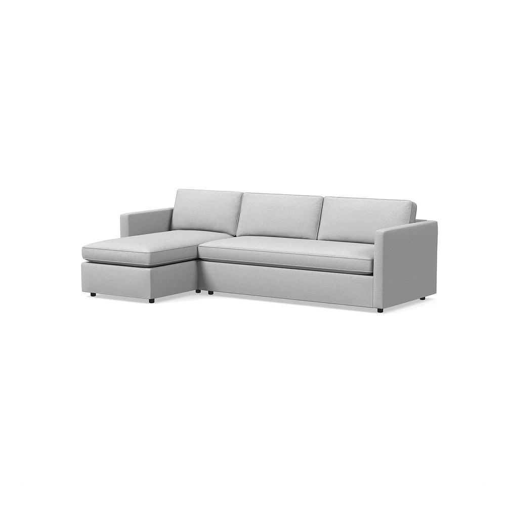 Harris 2 Piece Pop Up Sleeper Sectional With Storage | West Elm