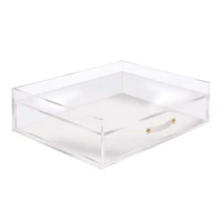 Acrylic Organizer Tray w/ Drawer | West Elm