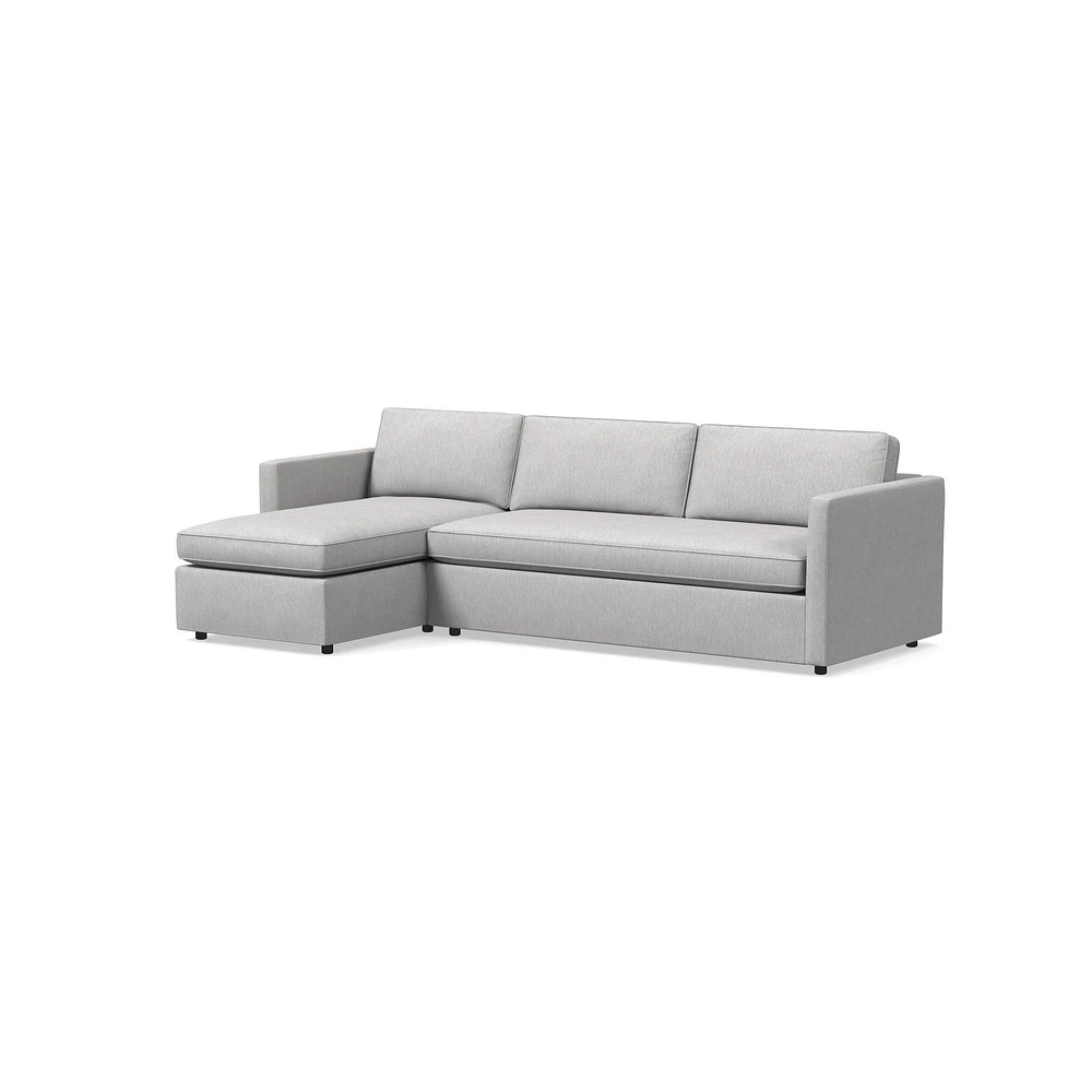 Harris 2 Piece Pop Up Sleeper Sectional With Storage | West Elm
