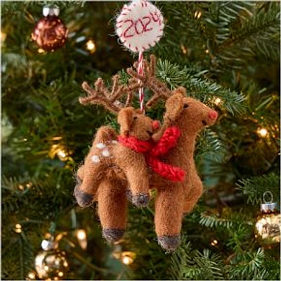 Baby's First Felt Ornaments Reindeer