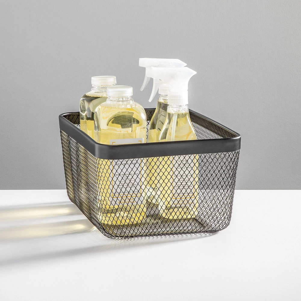 mDesign Meshi Wire Basket | West Elm