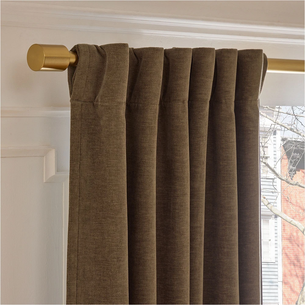 Worn Velvet Curtain