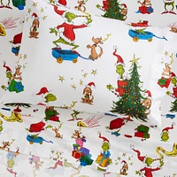 Grinch Percale Sheet Set, Multi, Twin