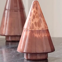 Lidded Glass Filled Tree Candle | West Elm