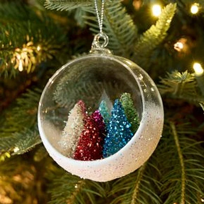 Forest In Glass Ball Ornament