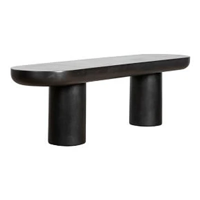 Rocca 68" Dining Bench, Black