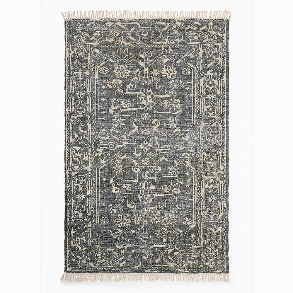 Chip & Dent: Athena Reversible Persian Rug 5x8 Golden Oak/Evergreen