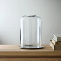 Kuba Glass & Metal Cloche | West Elm