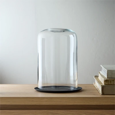 Kuba Glass & Metal Cloche | West Elm