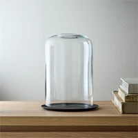 Kuba Glass & Metal Cloche | West Elm